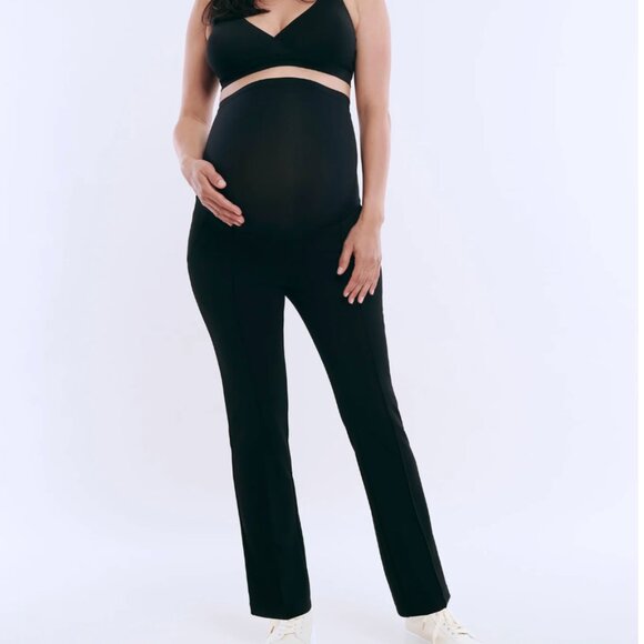 Motherhood Maternity Essential Stretch Secret Fit Belly Maternity Work Pants, 2x - Picture 1 of 2